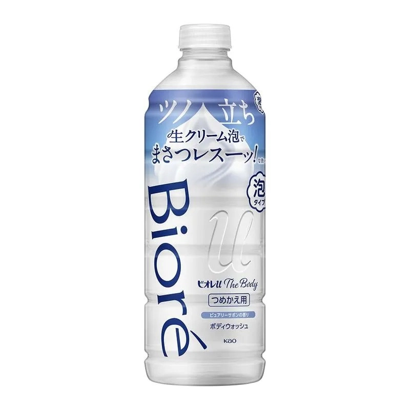 Espuma De Limpeza Corporal Biore The Body Purely Savon Refil 440ml