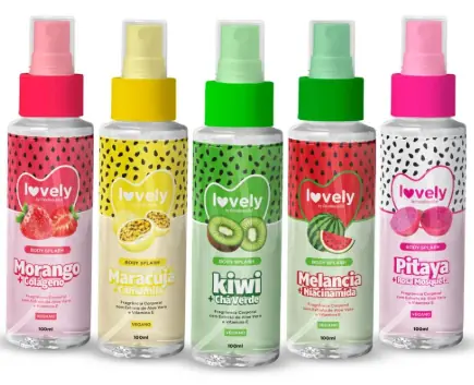 Body Splash Maracuja Lovely 100ml Fb528 Face Beautiful