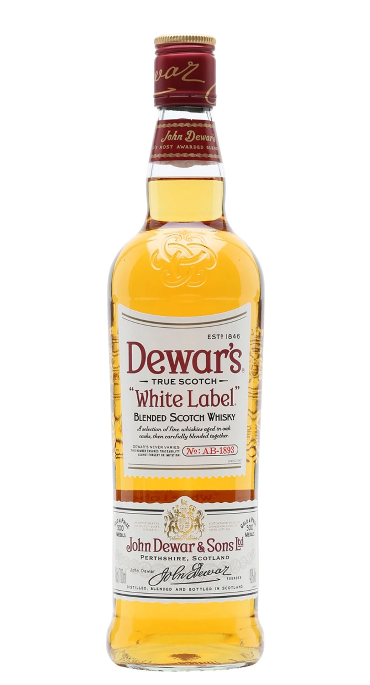Whisky Dewars White Label 750ml