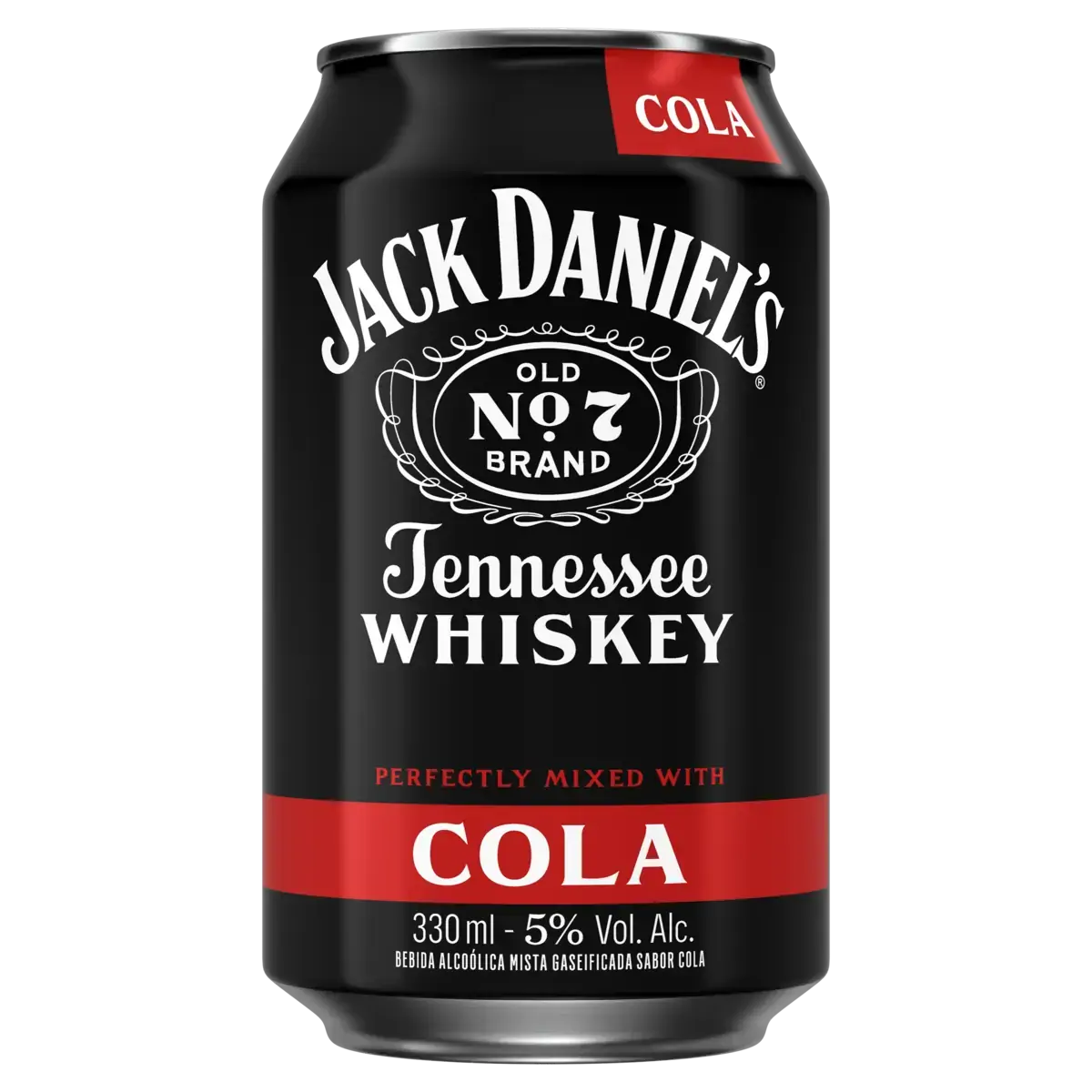 Bebida Mista Alcoólica Old No. 7 Cola Jack Daniels Lata 330ml