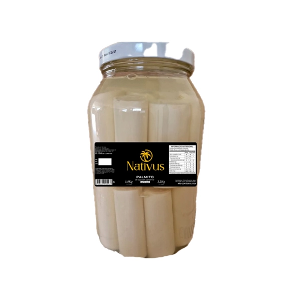 Palmito Nativus Acai Inteiro 1,8kg I