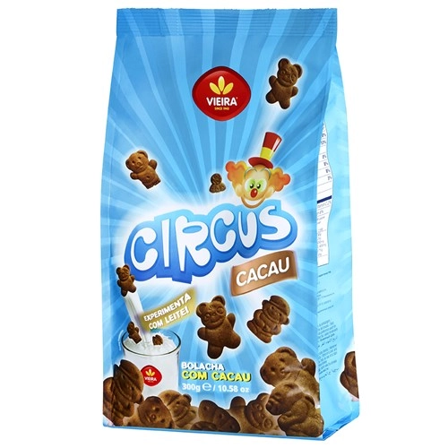 Biscoito Circus Cacau 300 G