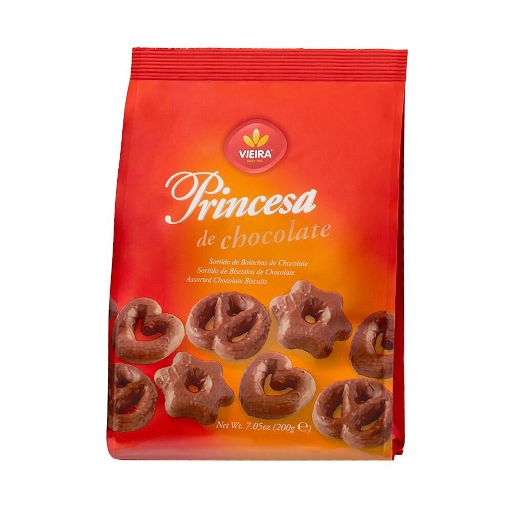 Biscoito Chocolate Vieira Princesa Pacote 200g
