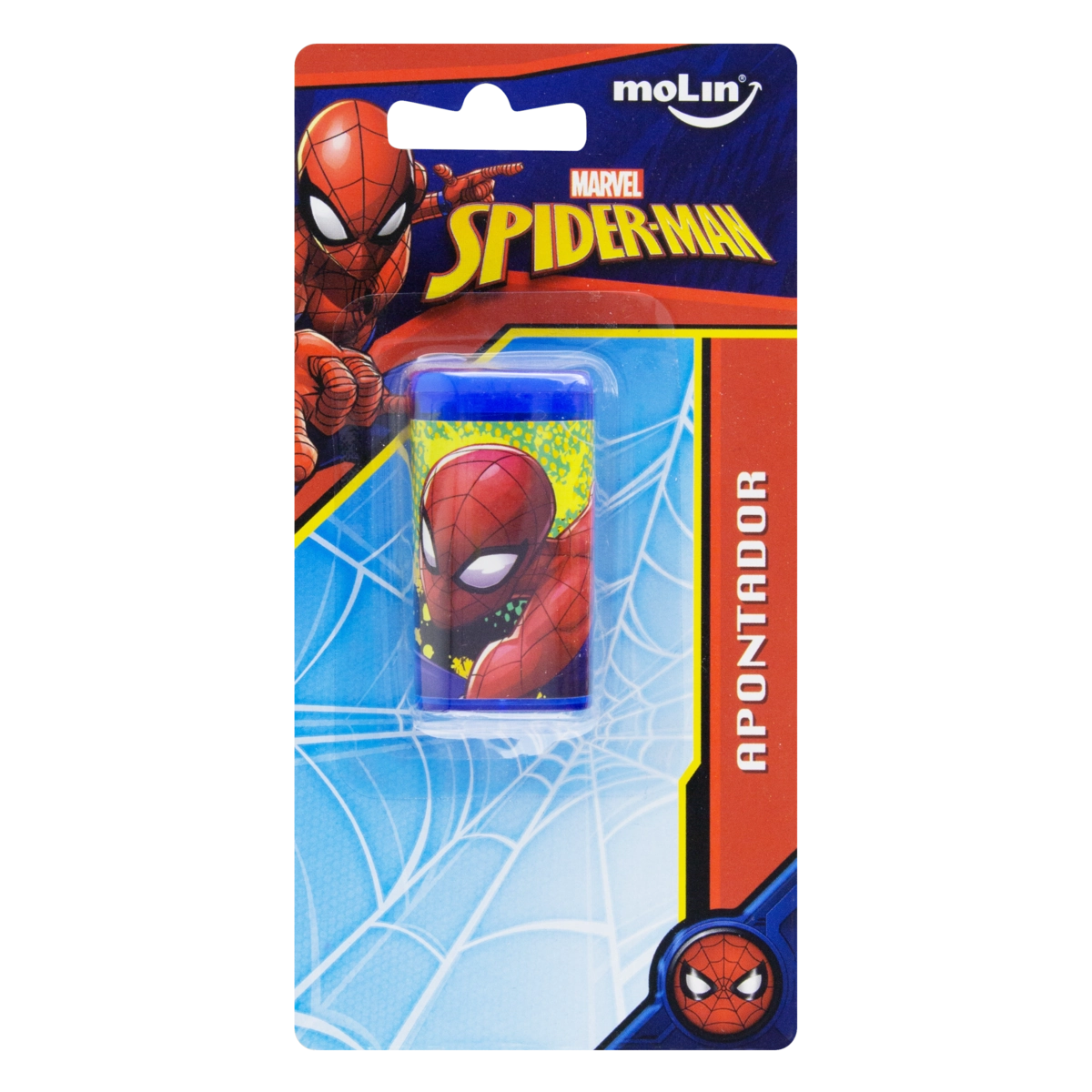 Apontador Com Depósito Spider Man Molin