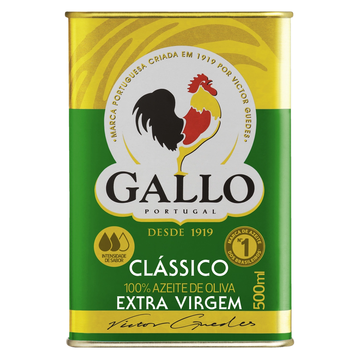 Azeite De Oliva Extra Virgem Português Gallo Lata 500ml