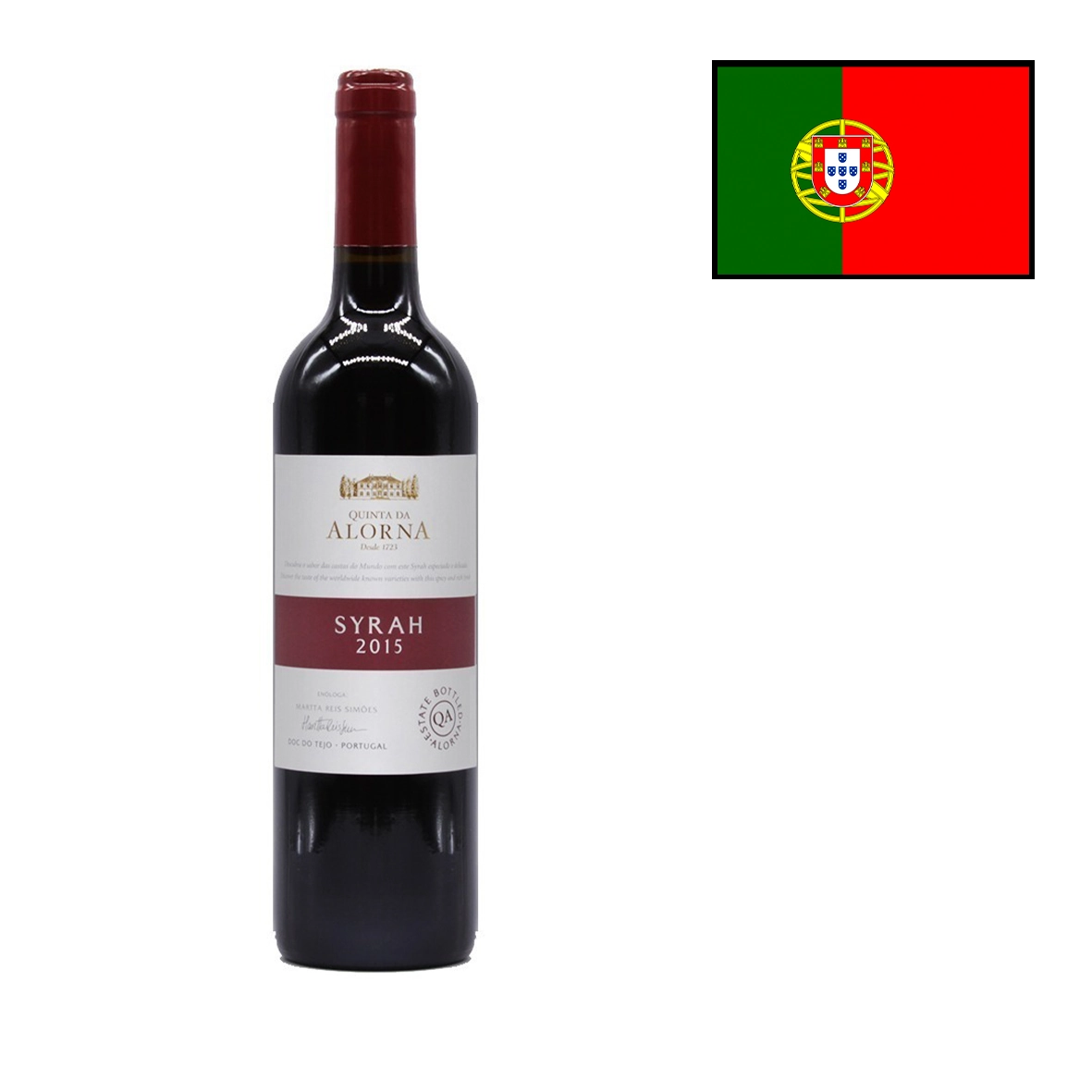 Vinho Quinta Da Alorna Syrah 750ml Tinto