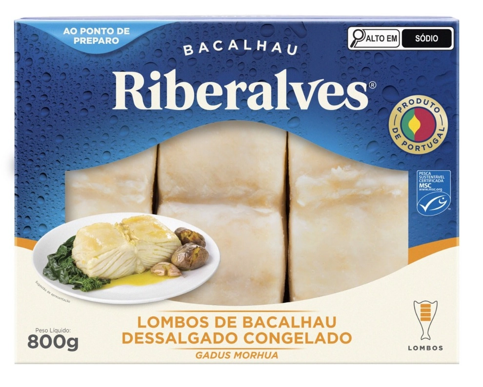 Lombo De Bacalhau Riberalves 800g