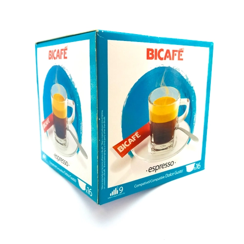 Café Em Cápsula Torrado E Moído Espresso Bicafé Caixa 112g 16 Unidades