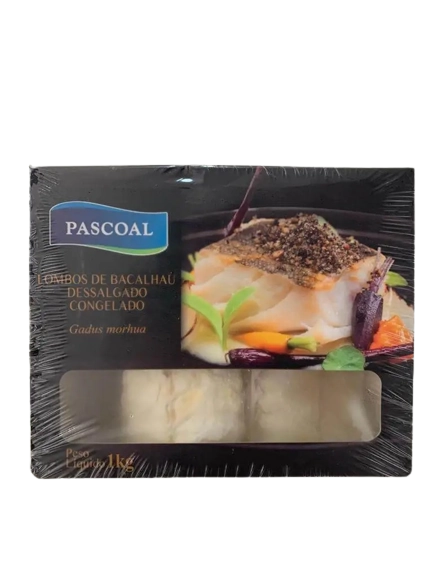 Lombo Bacalhau Pascoal Dessalgado Premium 1kg