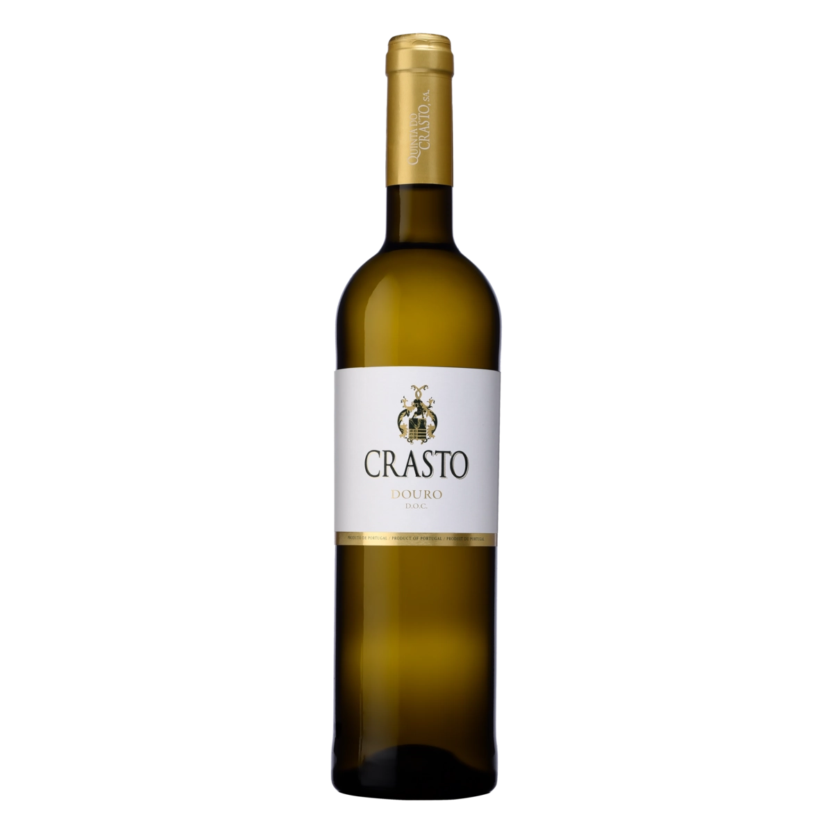 Vinho Português Branco Seco Crasto Gouveio Rabigato Viosinho Douro Garrafa 750ml