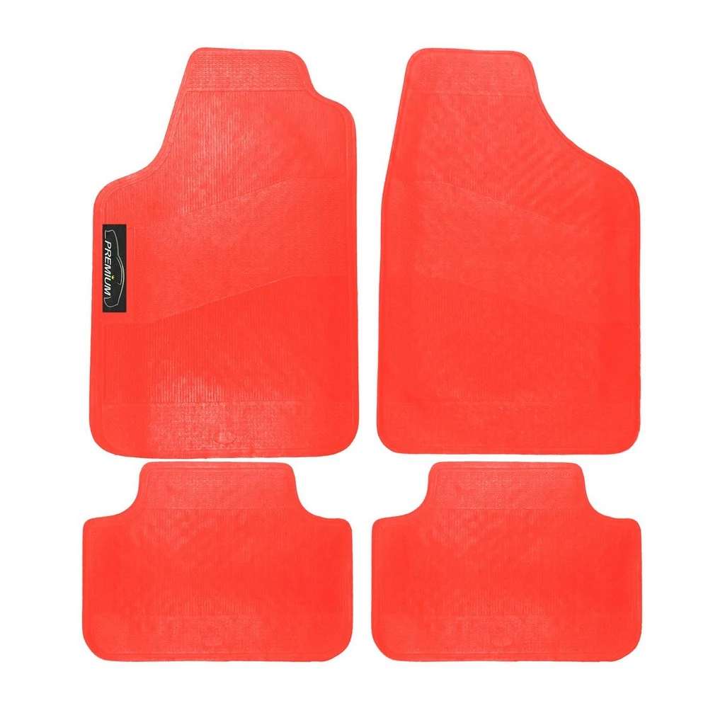 Tapete Bordado Vermelho Premium - AUTO TAP VERMPER01