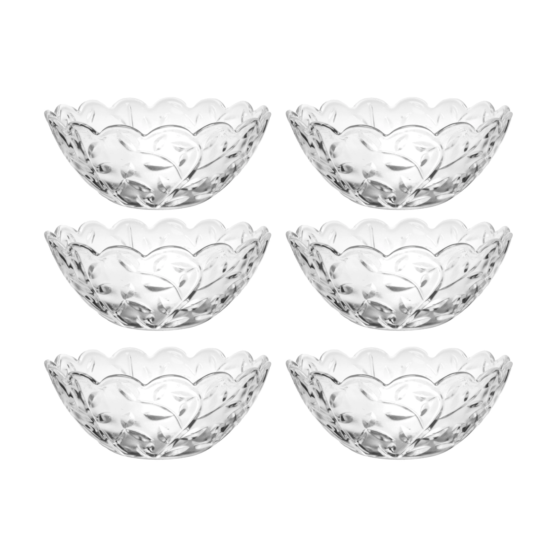 Jg Sobremesa C/6 300ml Flower Oriental Bowl