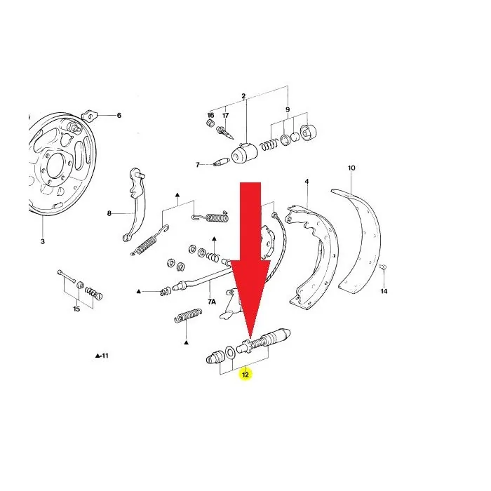 Reparo do Regulador de Freio Traseiro FORD F2000/F4000 Lado Direito Manual - ROCHEPECAS BE0Y2A046A
