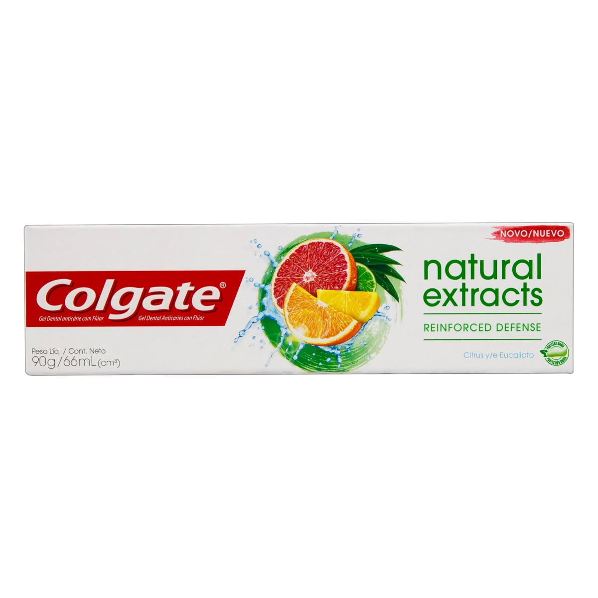 Gel Dental Citrus E Eucalipto Colgate Natural Extracts Reinforced Defense Caixa 90g