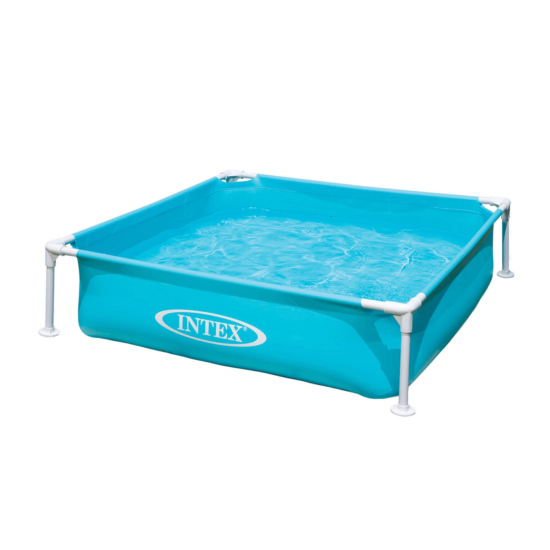 Piscina de Armar Quadrada 342L Mini Frame Pool Intex