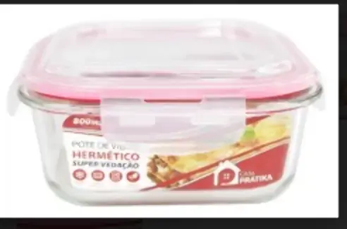 Pote Pratika C/tampa Hermetica 520ml Quad