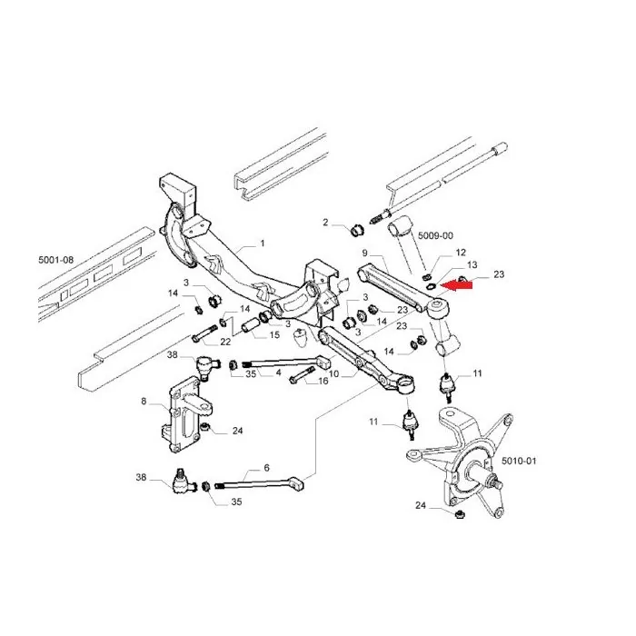 Anel de Segurança do Pivô da Suspensão IVECO DAILY - ROCHEPECAS 93807321