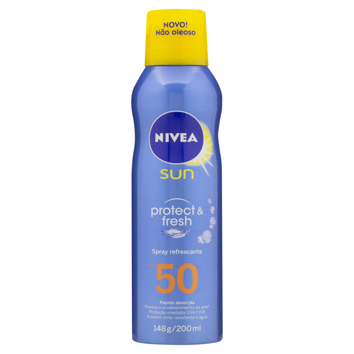 Protetor Solar Spray Protect Fresh Fps 50 Nivea Sun Frasco 200ml