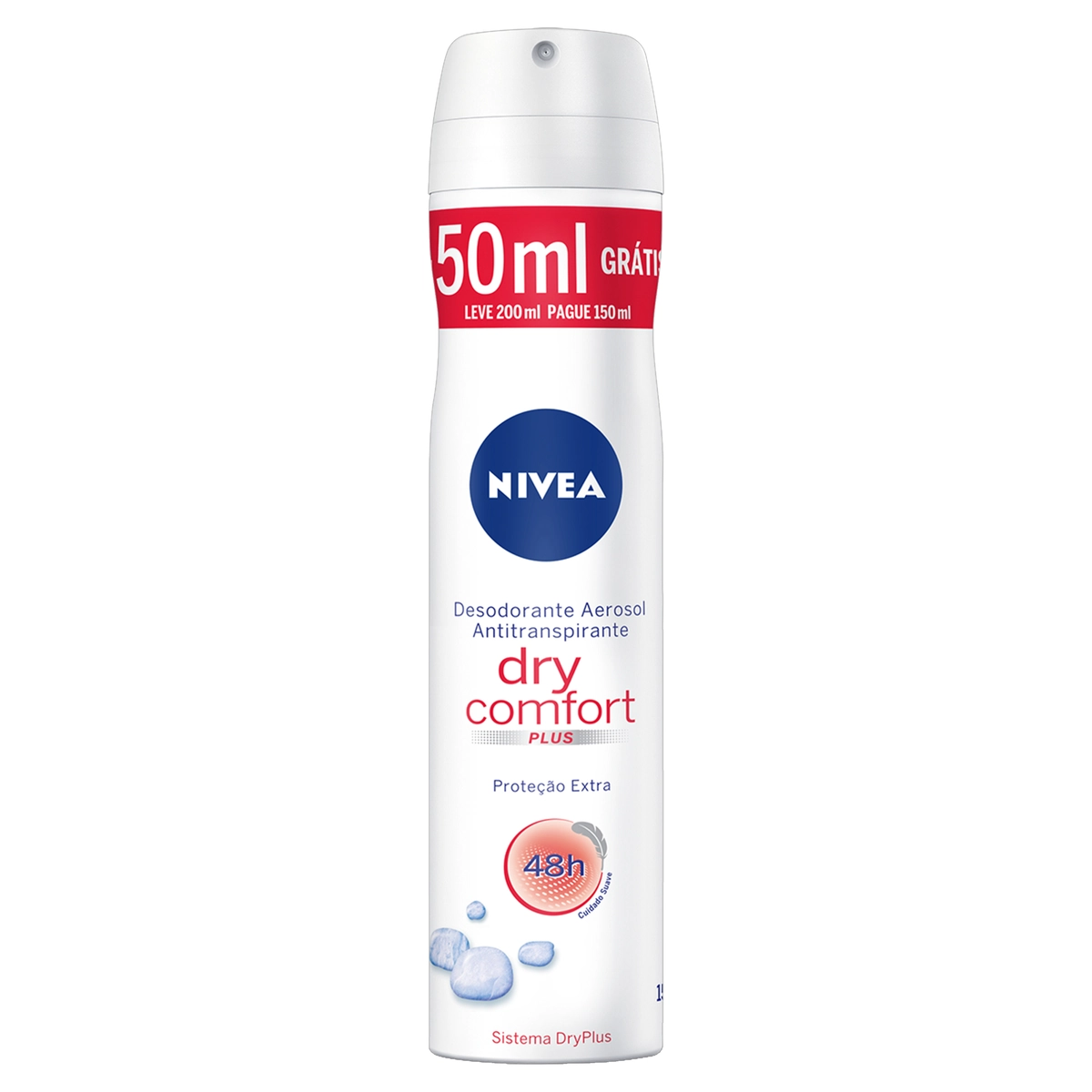 Antitranspirante Aerossol Nivea Dry Comfort Plus Leve 200ml Pague 150ml