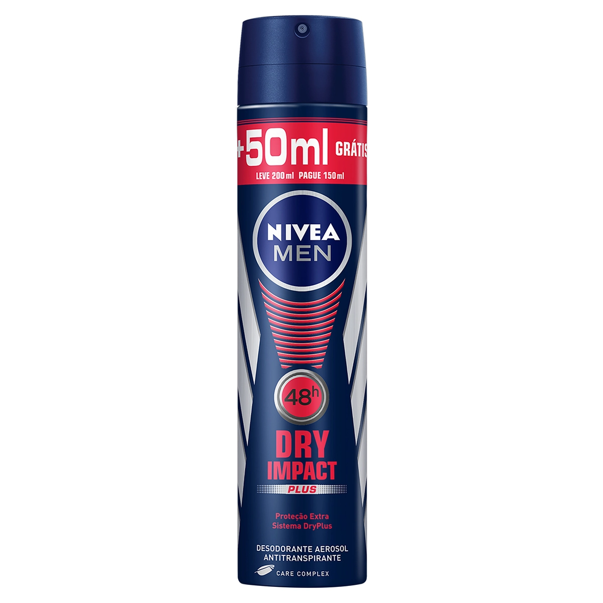 Antitranspirante Aerossol Nivea Men Dry Impact Plus Leve 200ml Pague 150ml