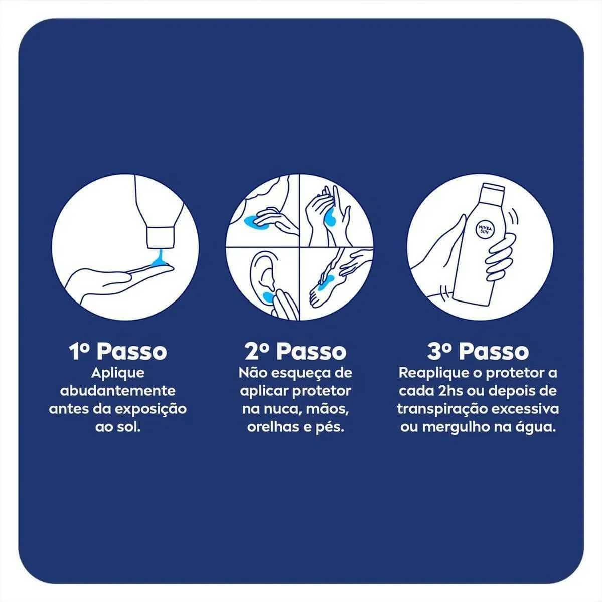 Protetor Solar Fps 30 Nivea Sun Protect Hidrata Frasco 125ml