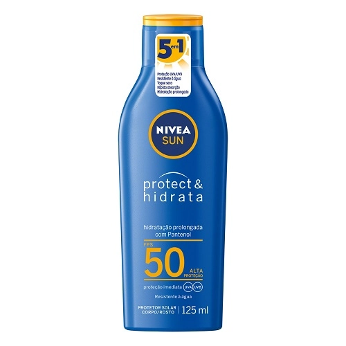 Protetor Solar Fps 50 Nivea Sun Protect Hidrata Frasco 125ml