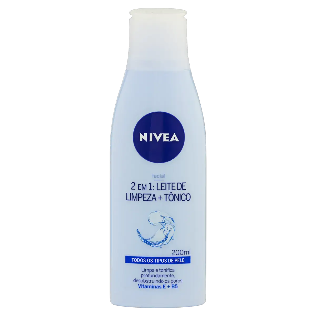 Leite De Limpeza E Tônico 2 Em 1 Facial Nivea Frasco 200ml