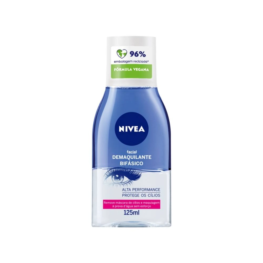 Demaquilante Bifásico Nivea Facial Alta Performance 125ml