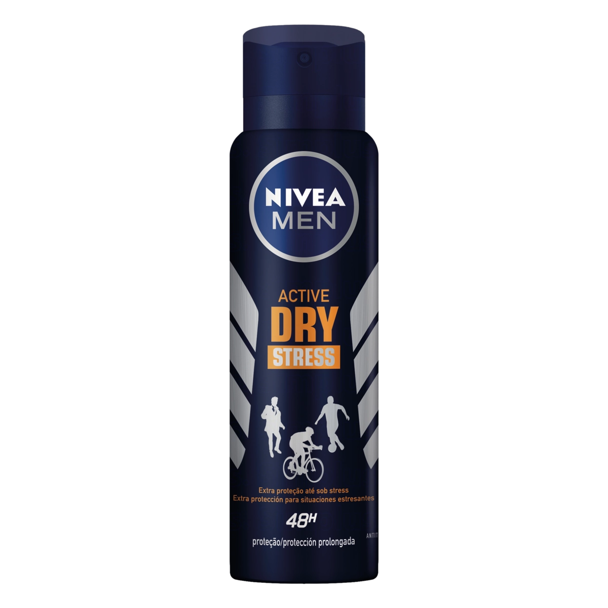 Antitranspirante Aerossol Active Dry Nivea Men Stress Protect 150ml Spray