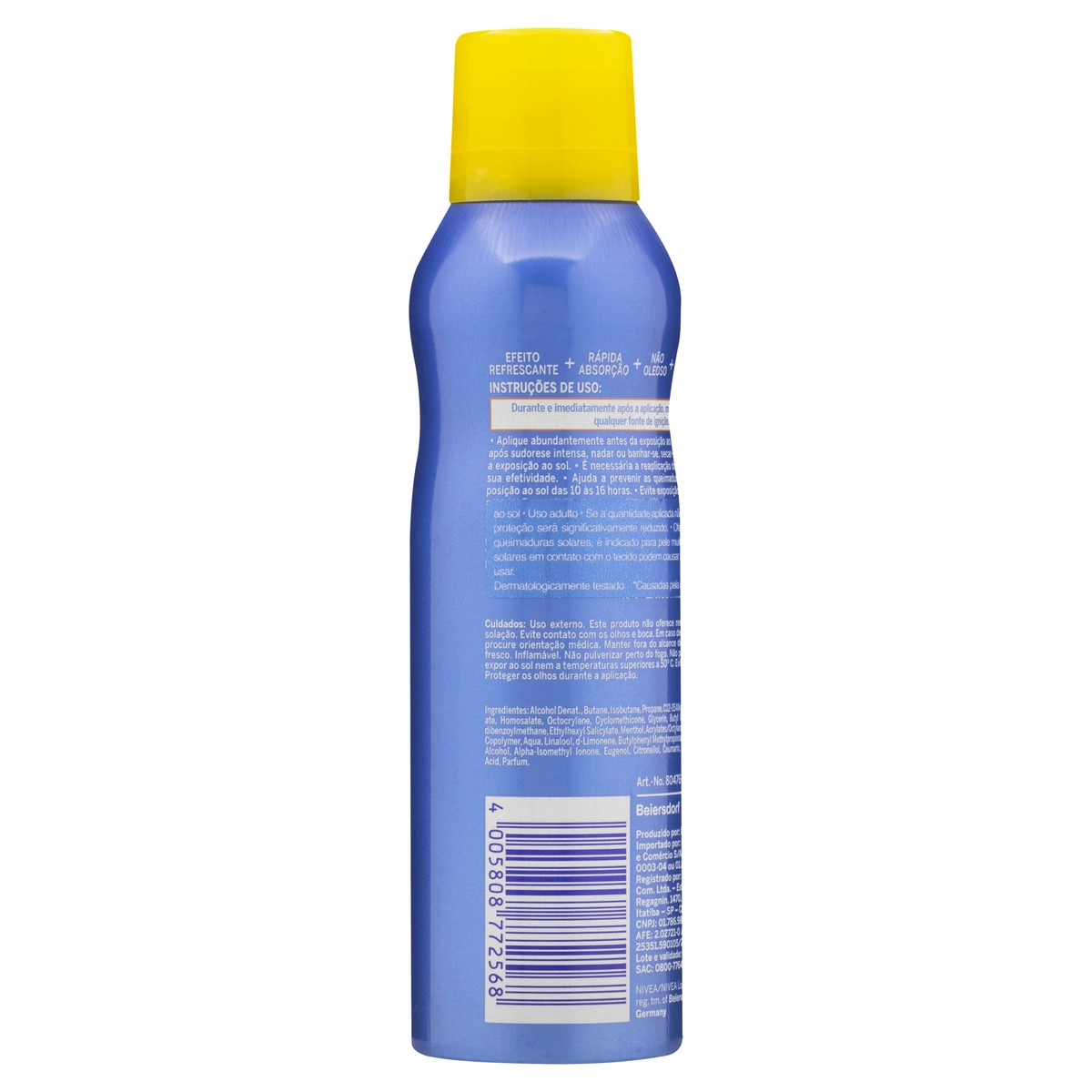 Protetor Solar Spray Protect Fresh Fps 30 Nivea Sun Frasco 200ml