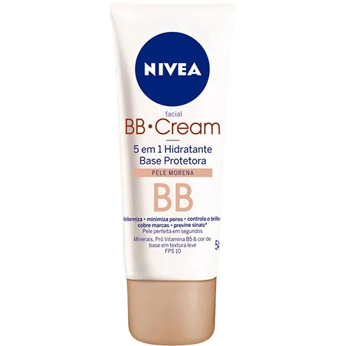 Base Creme Nivea 54g Bb Cream Pele Morena Unit