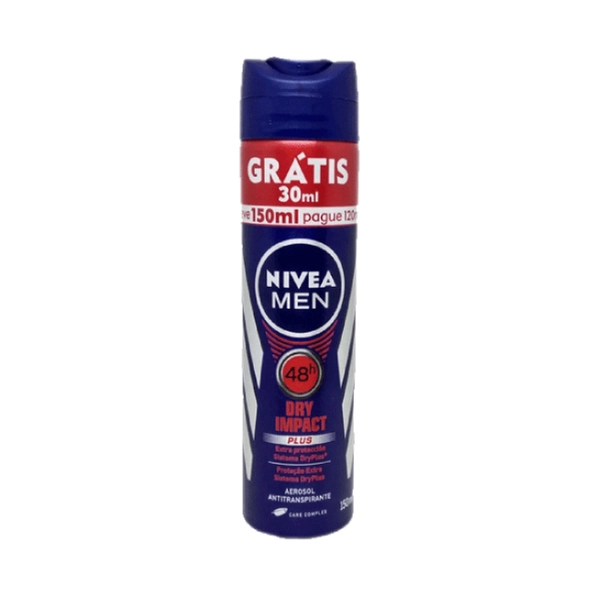 Desod.aero.nivea Dry Masc.150ml Gts 30ml