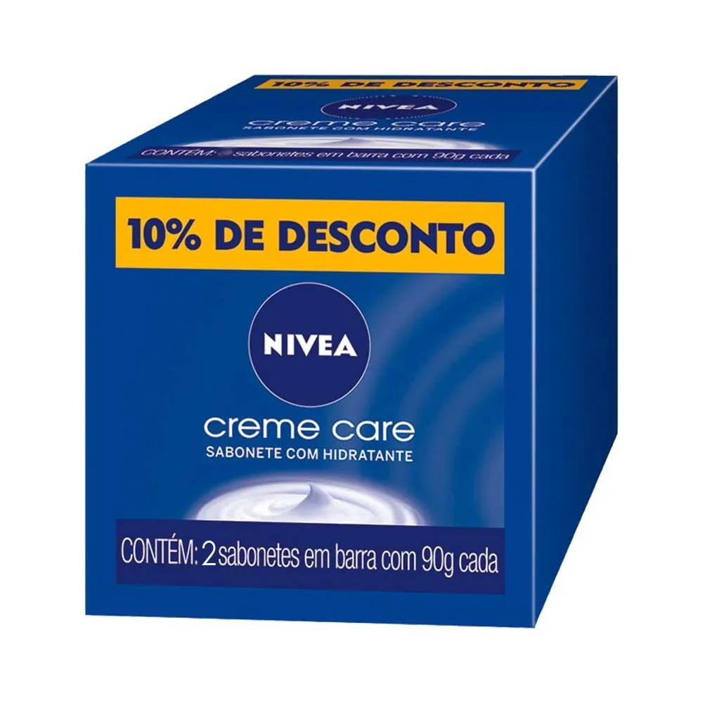 Sab Nivea 90g Creme Care C/2 10 Desc