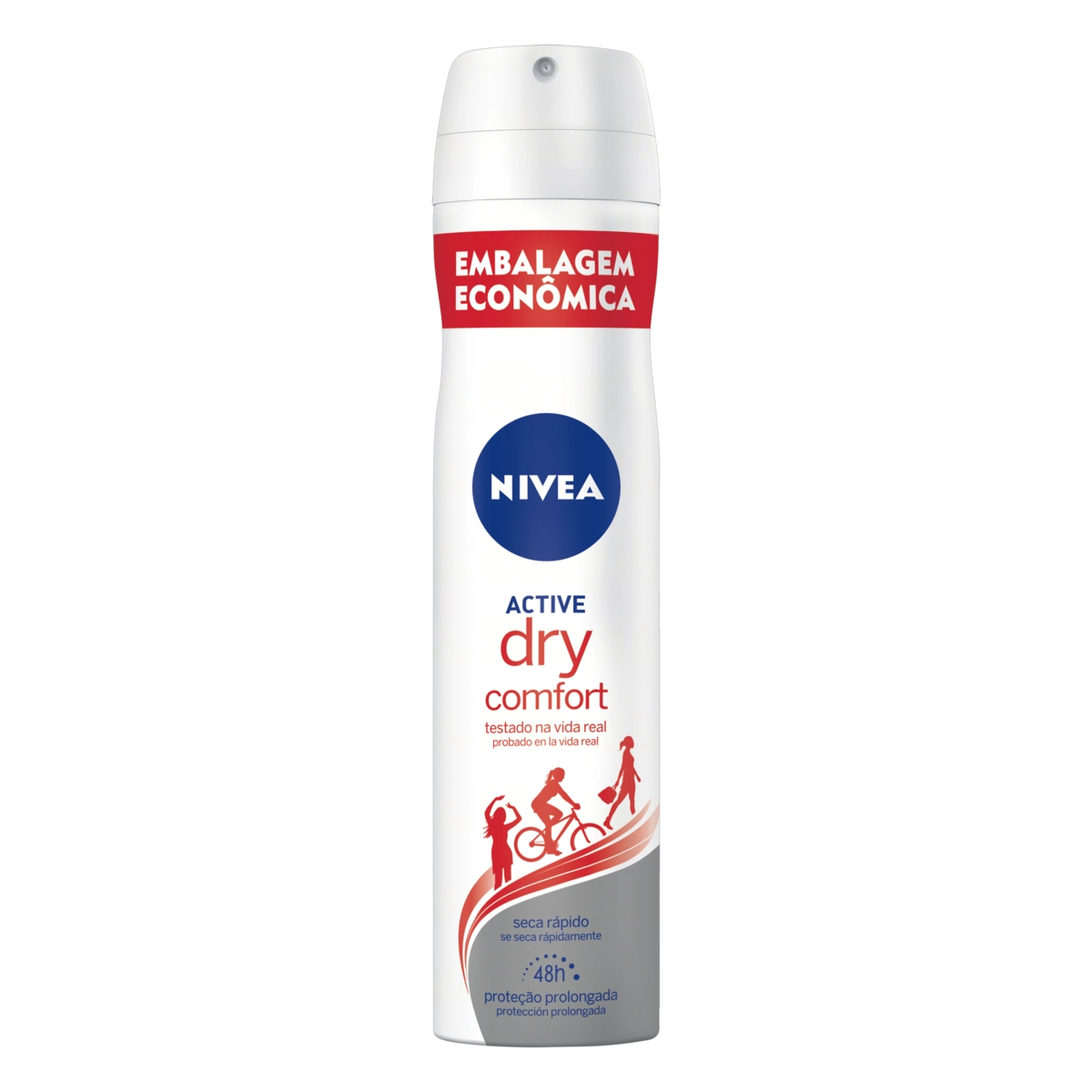 Desodorante Aerossol Dry Comfort Nivea Active 200ml Spray Embalagem Econômica