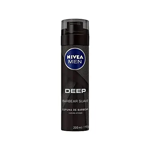 Espuma De Barbear Nivea Men Deep Frasco 200ml