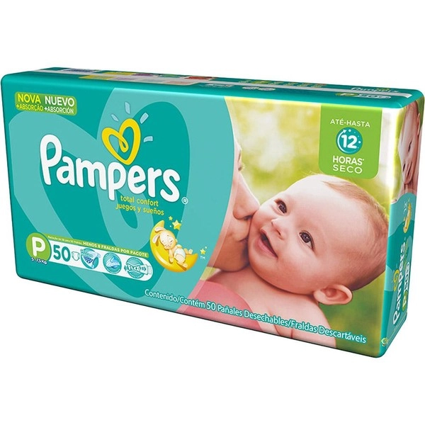 Fralda Pampers Conf.mega C/50 P