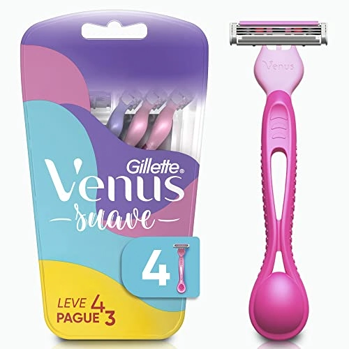 Aparelho Descartável Para Depilar Gillette Venus Simply3 Leve 4 Pague 3 Unidades