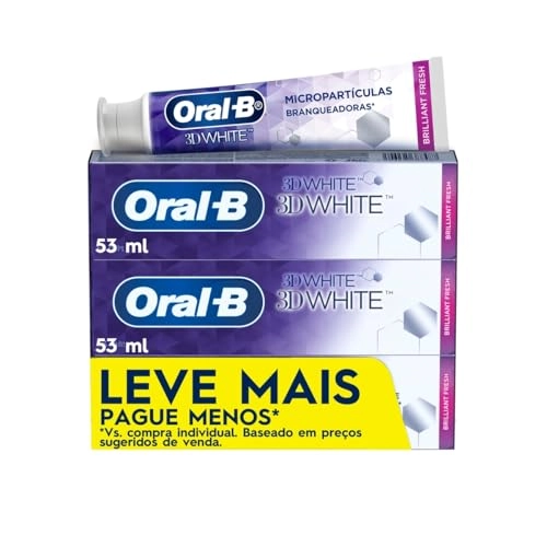 Creme Dental Oral B 3d White Brilliant Fresh Caixa 70g