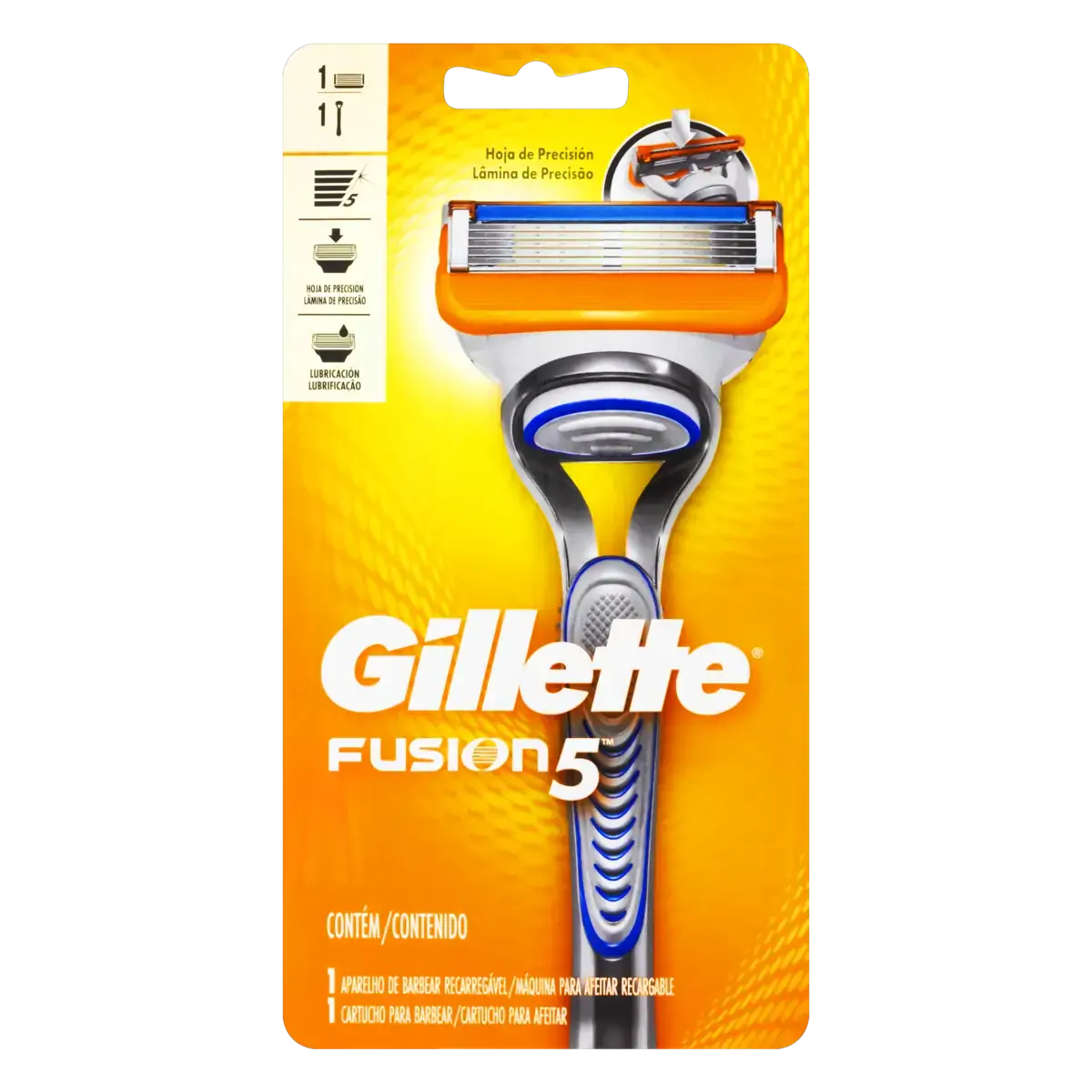 Aparelho Recarregável E Carga Para Barbear Gillette Fusion5