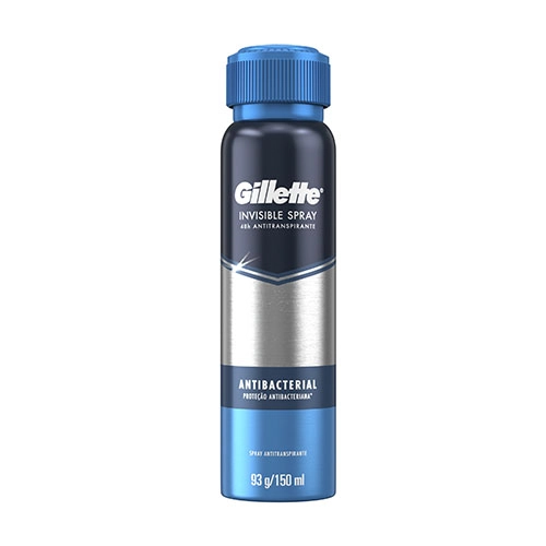 Antitranspirante Antibacterial Gillette 150ml Spray