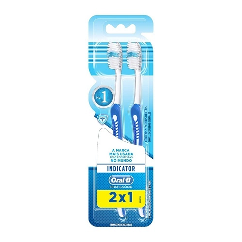 Escova Dental Macia Oral B Indicator Clean 35 2 Unidades