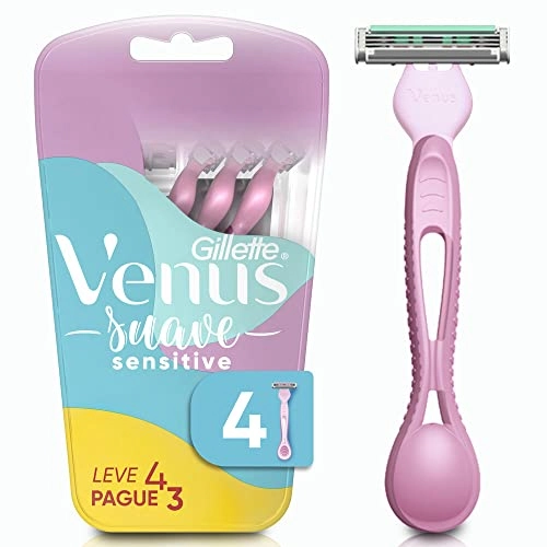 Aparelho Descartável Para Depilar Gillette Venus Simply3 Sensitive Leve 4 Pague 3 Unidades