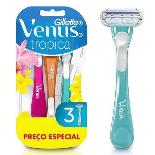 Aparelho Descartável Para Depilar Gillette Venus Tropical 3 Unidades