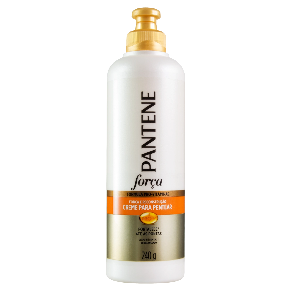 Creme Para Pentear Pantene Força E Reconstrução Frasco 240g