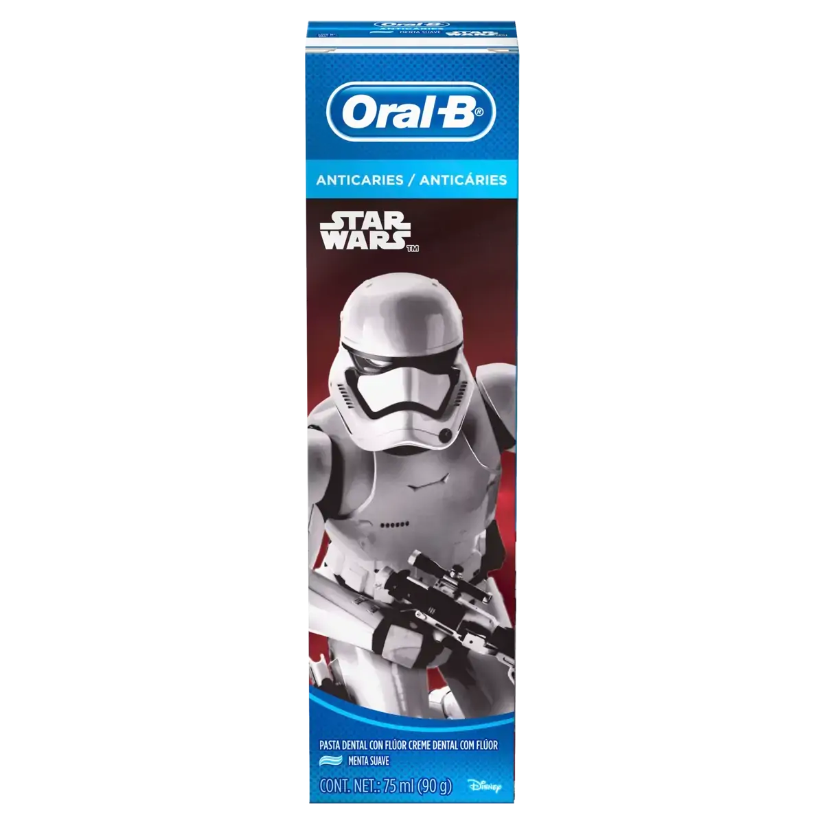 Creme Dental Menta Suave Star Wars Oral B Caixa 90g