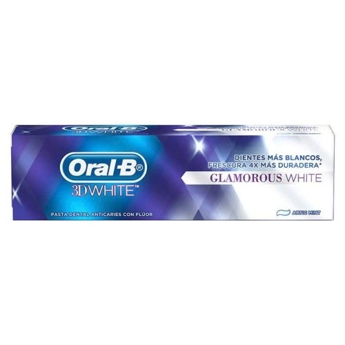 Creme Dental Oral B 3d White Glamorous White Caixa 90g