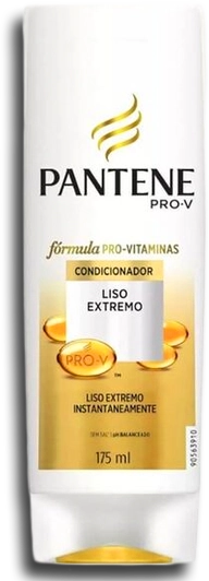 Condicionador Pantene Liso Extremo Frasco 175ml