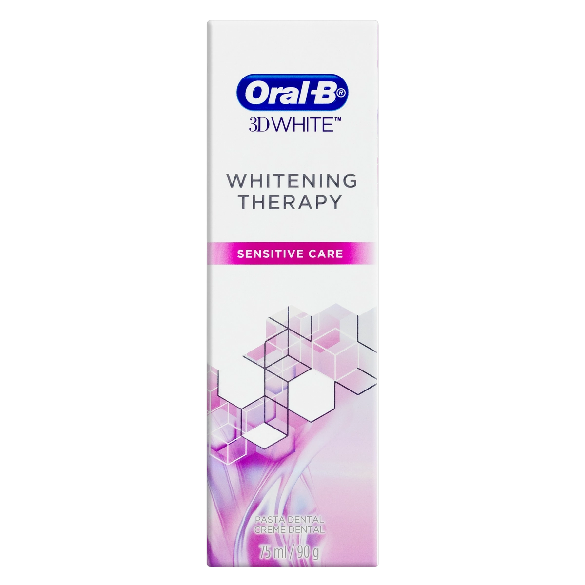 Creme Dental Sensitive Care Oral B 3d White Whitening Therapy Caixa 90g