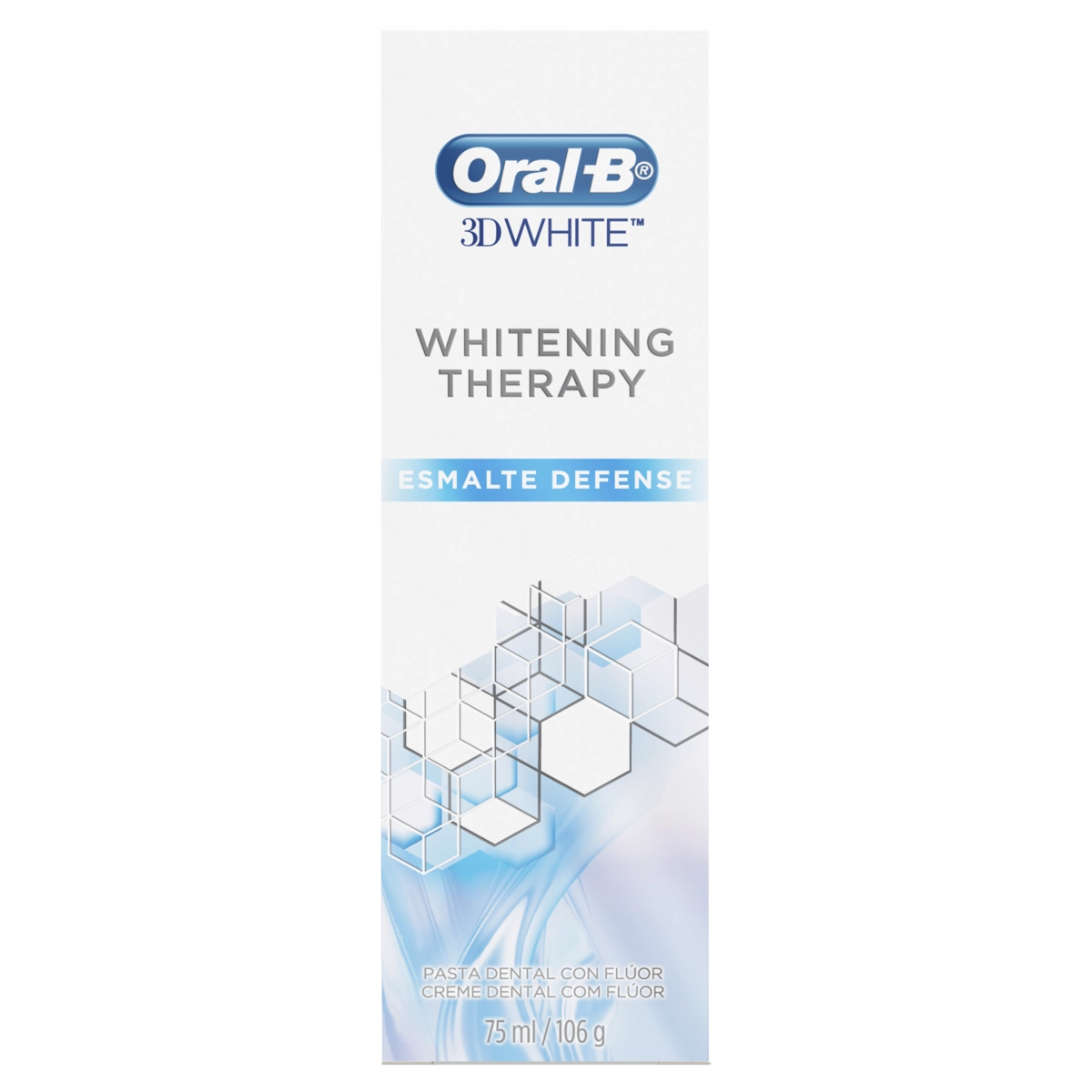 Creme Dental Esmalte Defense Oral B 3d White Whitening Therapy Caixa 103g