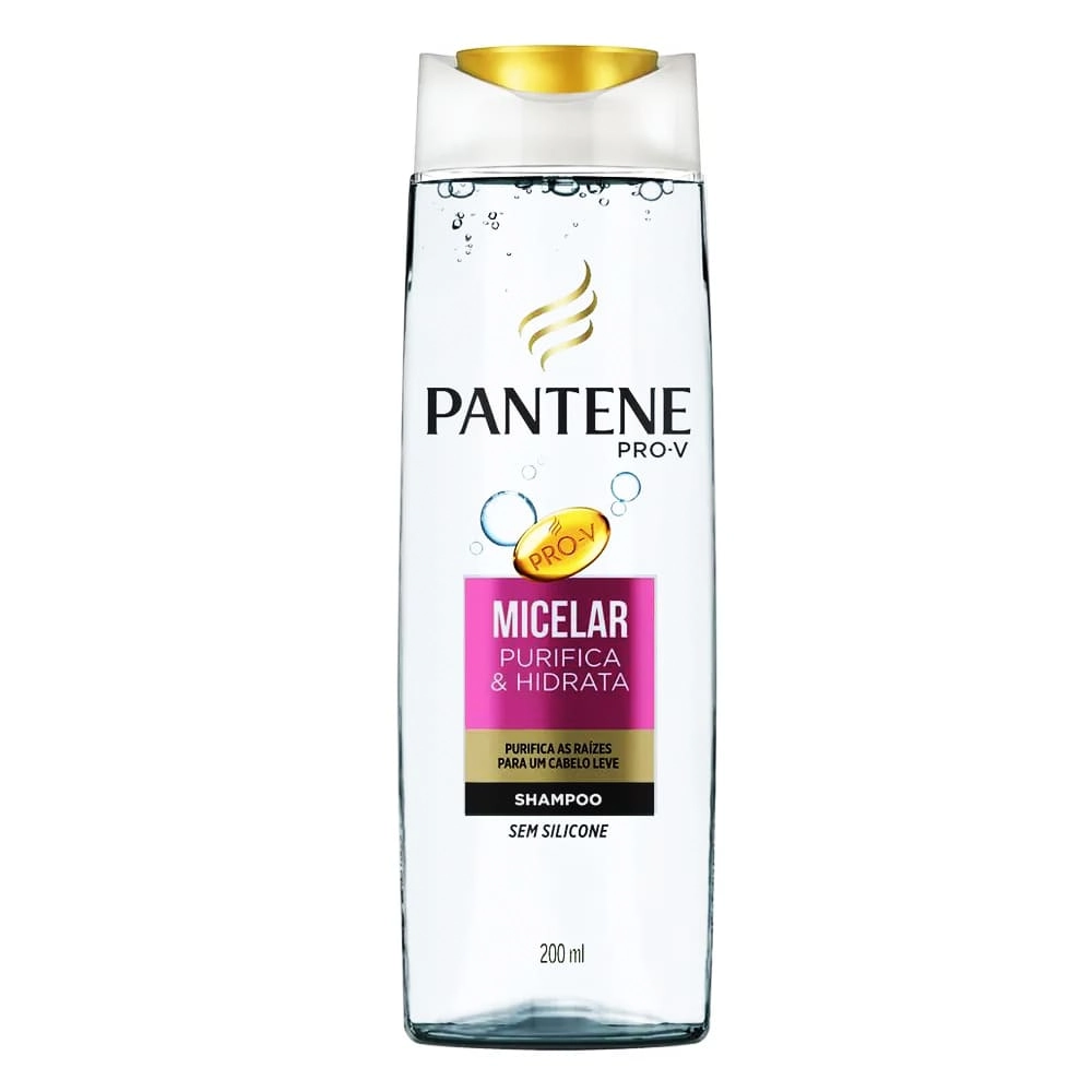 Shampoo Pantene Micelar Purifica Hidrata Frasco 200ml Grátis 25ml